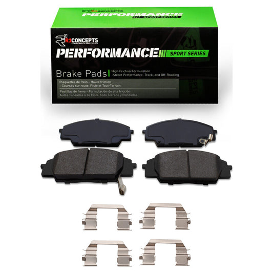 R1 Concepts Sport Pads & Hardware Kit | Honda S2000/RSX/Civic (99-16) (2115-0829-01)