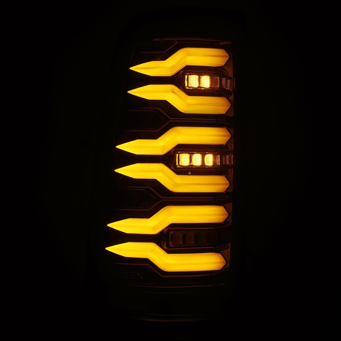 AlphaRex 99-06 Chevrolet Silverado/99-06 GMC Sierra LUXX-Series LED Tail Lights Black