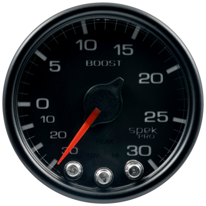 Autometer Spek-Pro 2 & 1/16" Vac/Boost Gauge 30INHG-30PSI