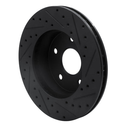 DFC D&S Black Brake Rotor (FRONT LEFT): Jeep Grand Cherokee (99-04)