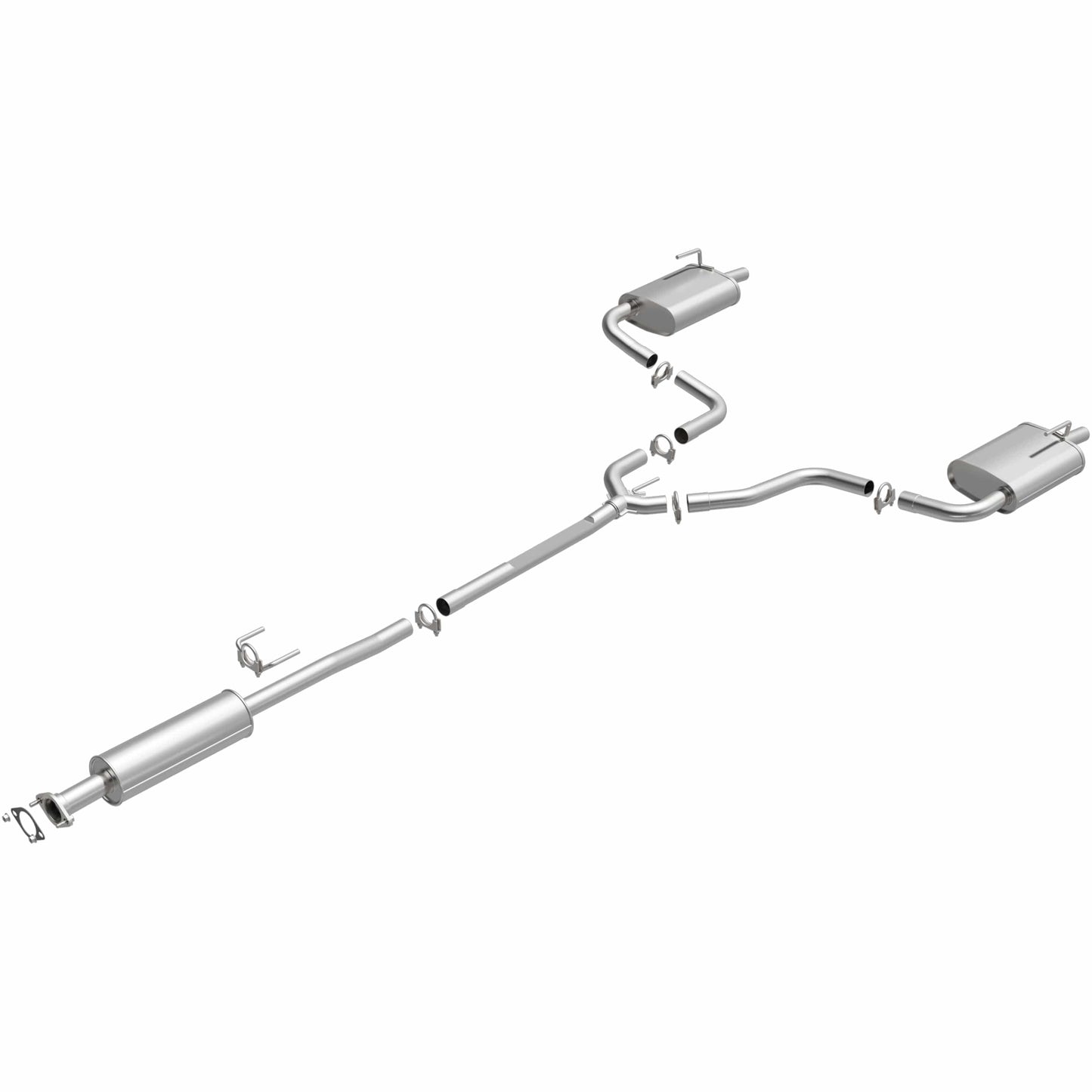 BRExhaust 2007-2018 Nissan Altima Direct-Fit Replacement Exhaust System