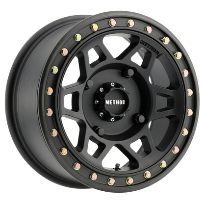 Method Wheels MR405 Matte Black | 15x7" +38mm | 4x156mm Wheel