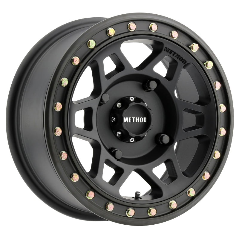 Method Wheels MR405 Matte Black | 15x7" +38mm | 4x136mm Wheel