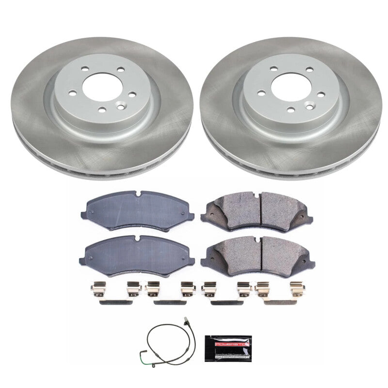 PowerStop 2010 Land Rover LR4 Front Semi-Coated Rotor Kit (SC6719)