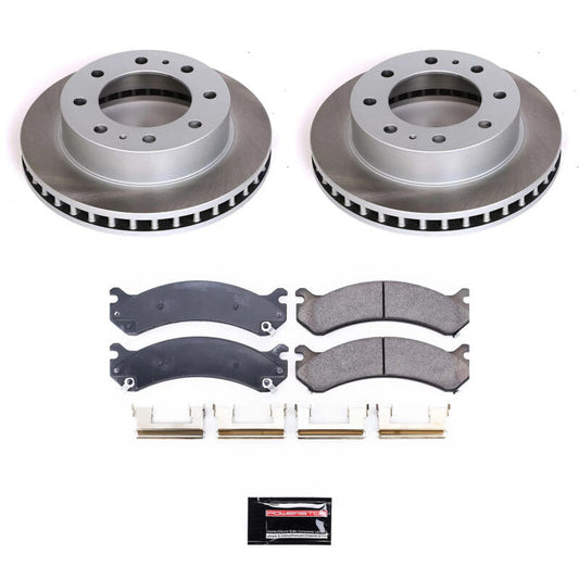 PowerStop 03-09 Hummer H2 Front Semi-Coated Rotor Kit (SC2020)
