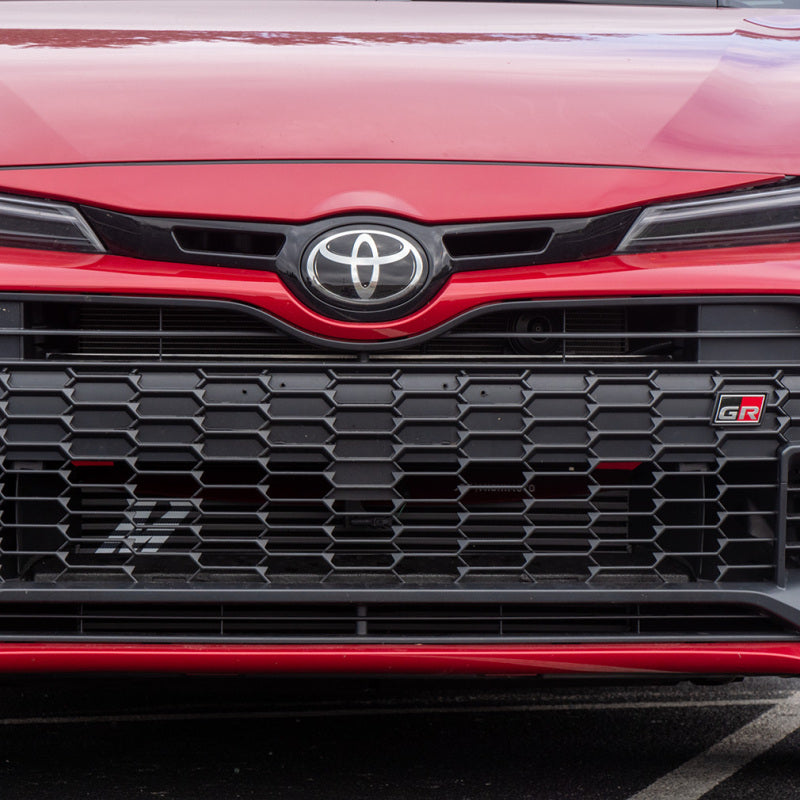 Mishimoto Intercooler & Pipe Kit | Toyota GR Corolla (2023+) Silver Cooler with Red Pipes (MMINT-GRC-23KSLRD)