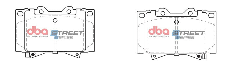 DBA Front Street Series Brake Pads | Lexus LX470 (98-07) (DB1365SS)