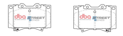 DBA Front Street Series Brake Pads | Lexus LX470 (98-07) (DB1365SS)