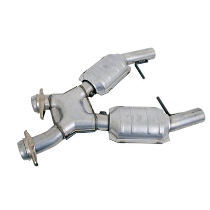 BBK 96-04 Mustang 4.6 GT High Flow X Pipe w/ Catalytic Converters (1666)