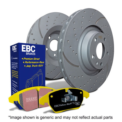 EBC Brakes S5KF2071 S5 Kits Yellowstuff & GD Rotors for 20-23 TTS Quattro
