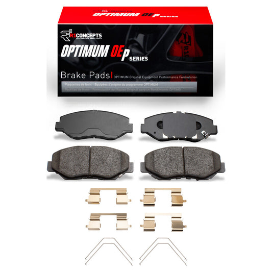 R1 Concepts Optimum OE Pads & Hardware Kit | Honda CR-V/Accord/Element/Civic/ILX (2551-0914-01)