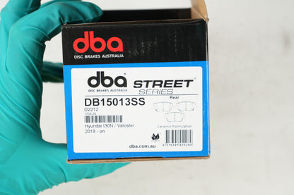 DBA Street Series Rear Brake Pads 300mm Rear Rotor | Hyundai Veloster (22-23) (DB15013SS)