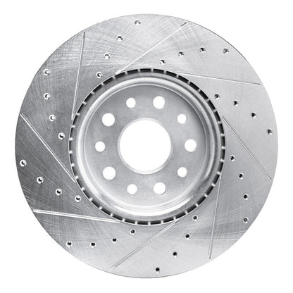 DFC D&S Silver Brake Rotor (FRONT RIGHT): Dodge Charger (21-25)