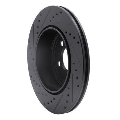 DFC D&S Black Brake Rotor (REAR RIGHT): Chrysler 300 (05-23)