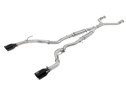 aFe Takeda 2.5in SS Cat-Back Exhaust | Infiniti Q60 (17-22) (49-36134NM-C)