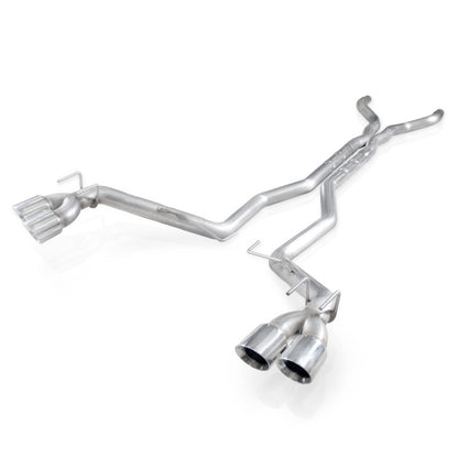 Stainless Works 3in Catback Dual Chambered Exhaust X-Pipe Resonator Deletes | Chevrolet Camaro ZL1 (12-15) (CA12CB-LMF)