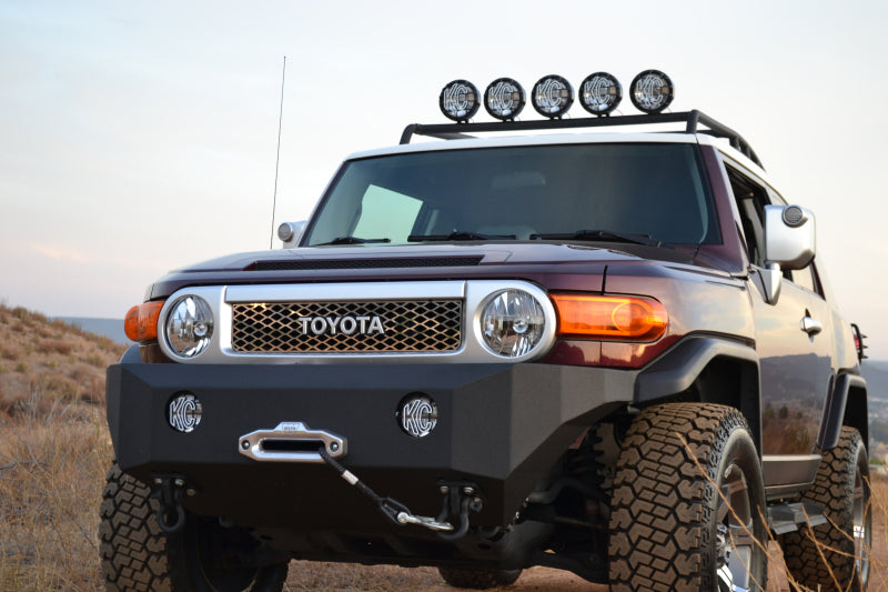 Body Armor FJ-19336 Front Winch Bumper Black for 07-14 Toyota FJ Cruiser