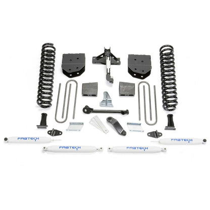 Fabtech 4in Basic Suspension System w/ Performance Shocks | Ford F250/F350 4WD (08-16) (K2210)