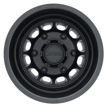 (set of 4) Method MR901 Van Dually Wheel Matte Black | 16x5.5" -138mm | 6x205mm Wheel