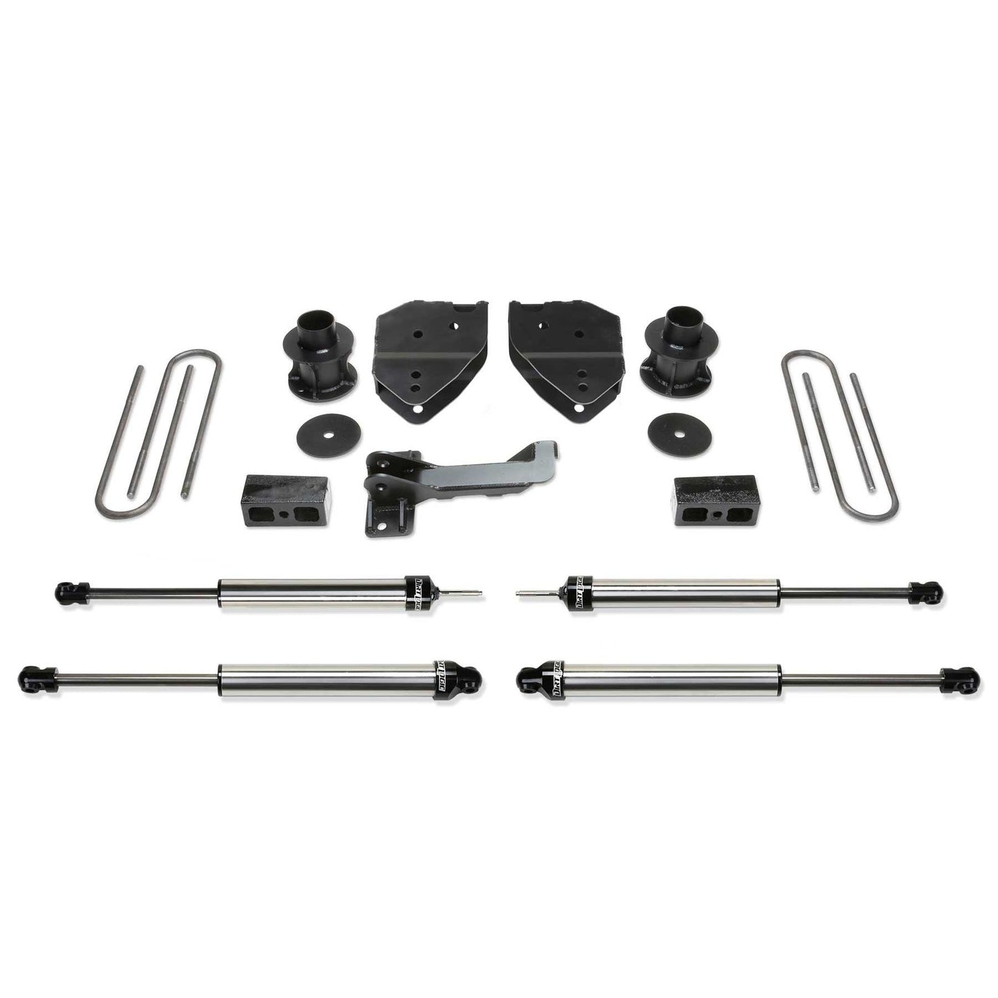 Fabtech 4in Budget System w/ DLSS Shocks | Ford F250/F350 4WD (17-21) (K2213DL)