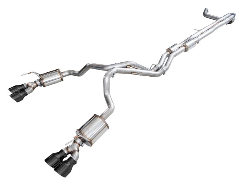 AWE 3015-43222 0FG Exhaust w/ Diamond Black Tips for 2021-2026 Escalade ESV