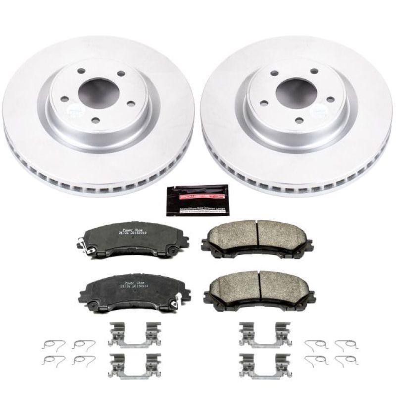 PowerStop Z17 Evo Geomet Coated Brake Kit | Infiniti Q50/Q60 (14-24, 18-22) (CRK8021)