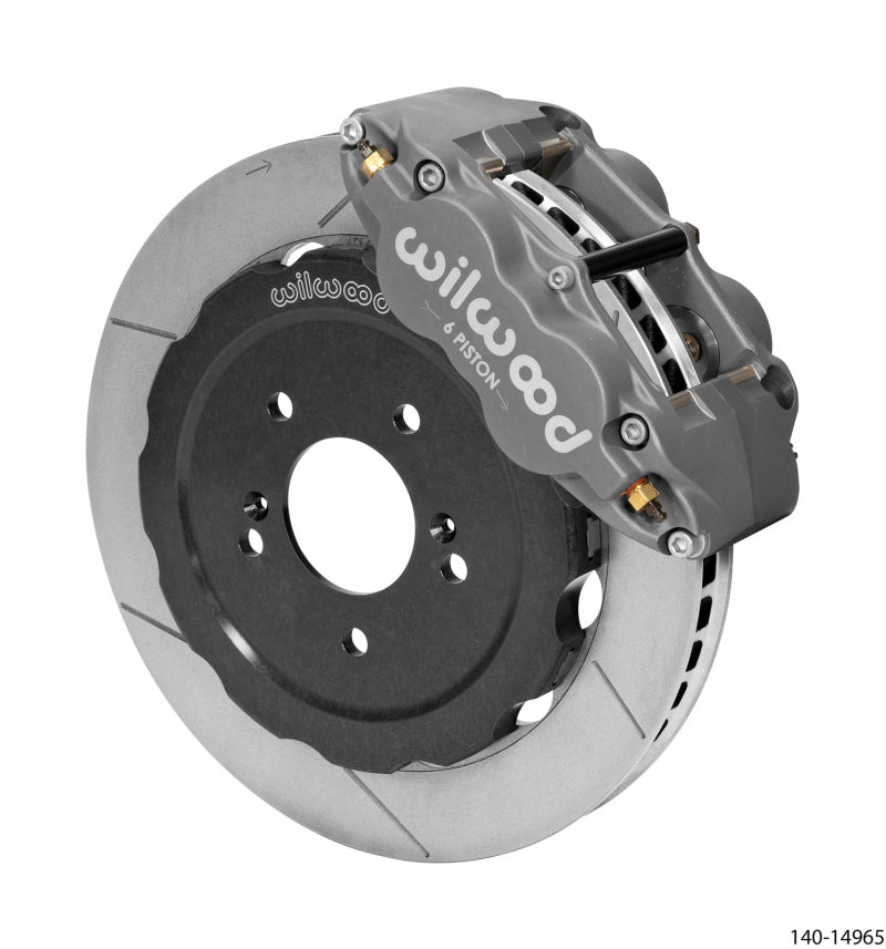 Wilwood Forged Superlite 6R 6-Piston Front Brake Kit w/ 12.88in GT Slotted Rotors | Honda S2000 (140-14965)