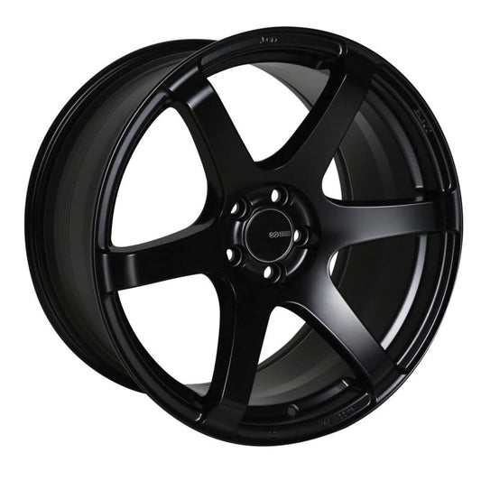 Enkei T6S Matte Black | 17x8" +35mm | 5x114.3mm Wheel