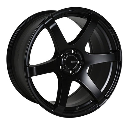 Enkei T6S Matte Black | 17x8" +45mm | 5x114.3mm Wheel