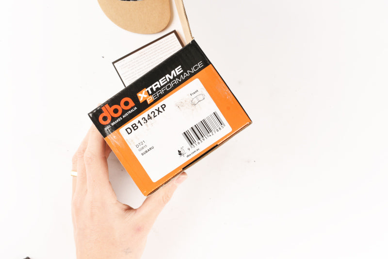 DBA Front Xtreme Performance Brake Pads | Subaru WRX (02-03) / Impreza (98-01) (DB1342XP)