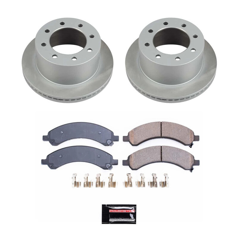 PowerStop 03-08 GMC Savana 3500 Rear Semi-Coated Rotor Kit (SC5328)