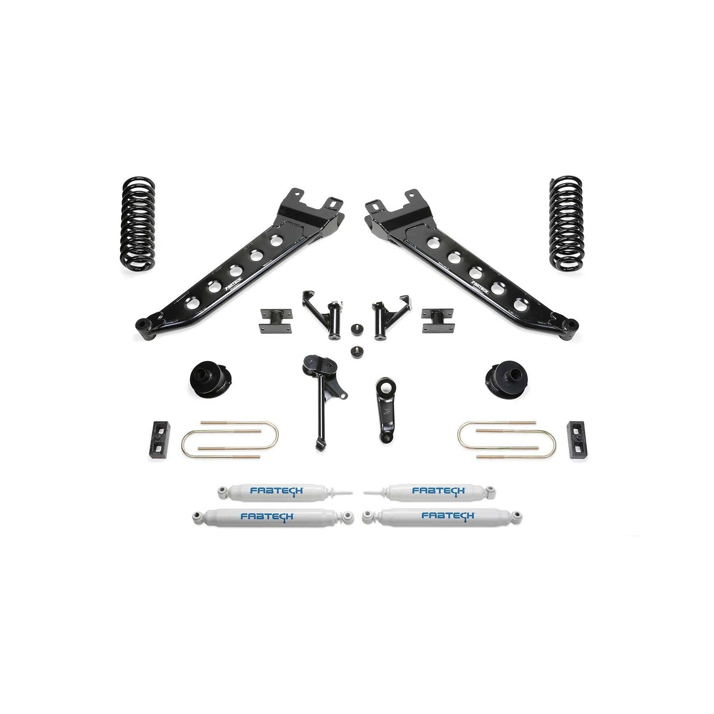 Fabtech 5in Radius Arm Kit w/ Performance Shocks | RAM 3500 4WD (13-18) (K3144)
