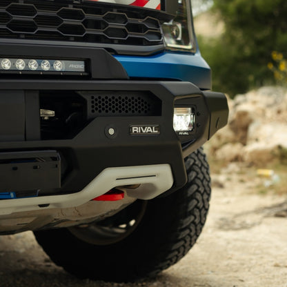 Rival 2D.1813.1.US Aluminum Bumper w/Winch Mount & Recovery Points For Ford Ranger Raptor