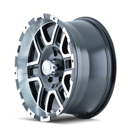 ION Wheels Type 179 Black/Machined | 17x8" +10mm | 5x135mm Wheel