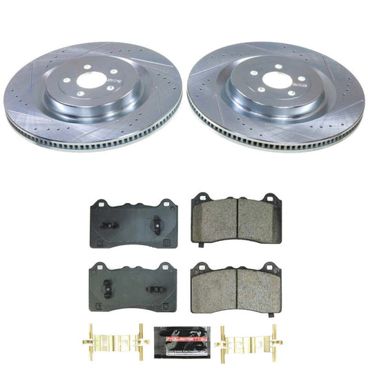 PowerStop 21-24 Ford Mustang Mach-E Front Z23 Evolution Brake Kit (K9265)