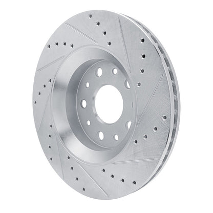 DFC Front Left D&S Silver Brake Rotor: Jeep Gladiator (18-25)
