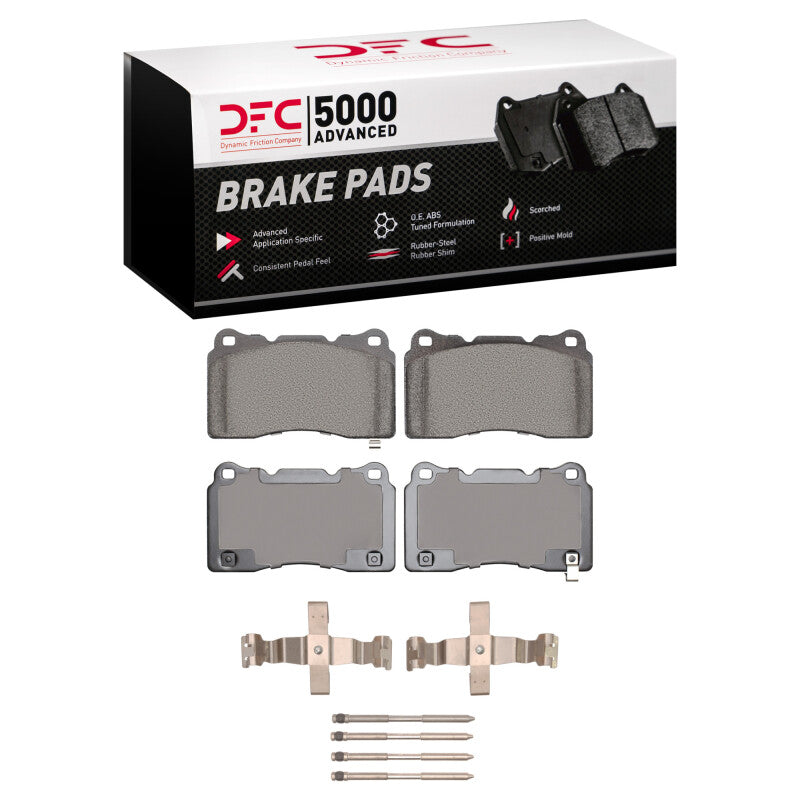 DFC 17-25 Honda Civic FC/Type R Low Metallic Pads & Hardware Kit | Civic 16-22 (1551-1001-06)