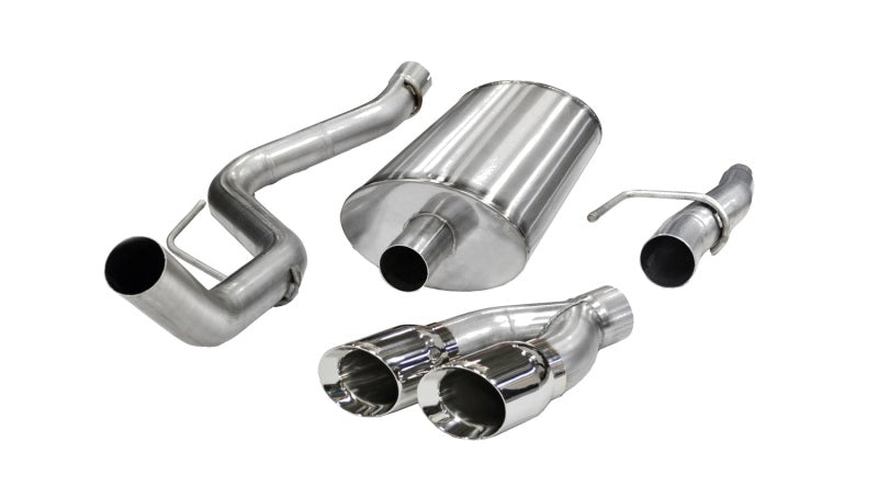 CORSA Sport / 3.0 in Cat-Back 4.0 in Twin Tips | Ford F-150 V8 2011-2014 5.0L (14393)