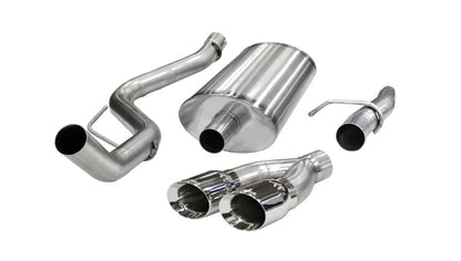 CORSA Sport / 3.0 in Cat-Back 4.0 in Twin Tips | Ford F-150 V8 2011-2014 5.0L (14393)
