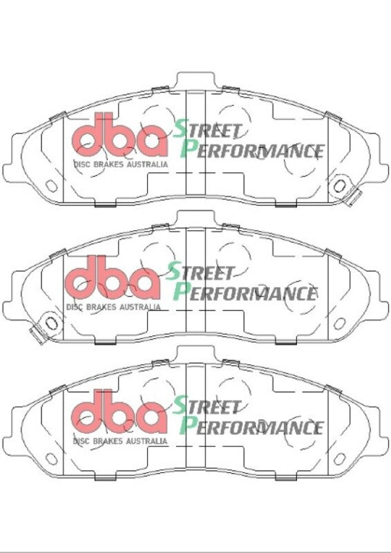 DBA SP500 Front Street Performance Brake Pads | Corvette (97-06) / C5 Z06 (01-04) (DB7599SP)