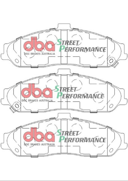 DBA SP500 Front Street Performance Brake Pads | Corvette (97-06) / C5 Z06 (01-04) (DB7599SP)
