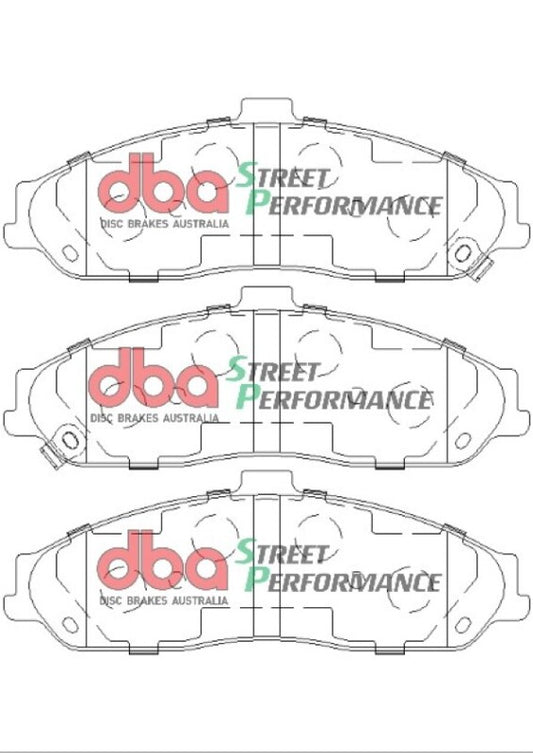 DBA SP500 Front Street Performance Brake Pads | Corvette (97-06) / C5 Z06 (01-04) (DB7599SP)