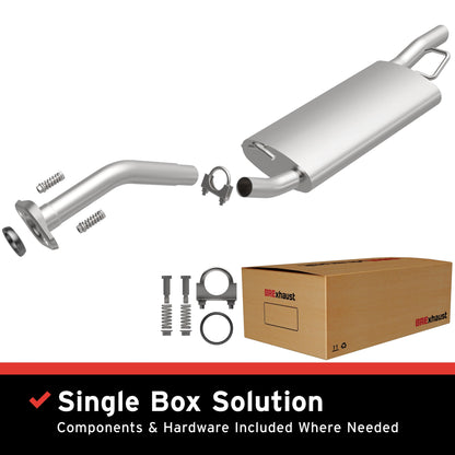 BRExhaust 2009-2013 Toyota Corolla 1.8L Direct-Fit Replacement Exhaust System