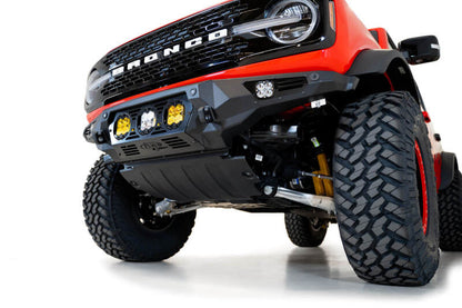 Addictive Desert Designs 21-22 Ford Bronco Bomber Front Bumper (w/ 3 Baja Designs LP4 Mounts)