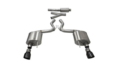 Corsa 2.75" Dual Exit Cat-Back Exhaust | 2015-2017 Ford Mustang Ecoboost (14343)