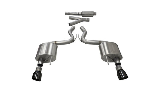 Corsa 2.75" Dual Exit Cat-Back Exhaust | 2015-2017 Ford Mustang Ecoboost (14343)