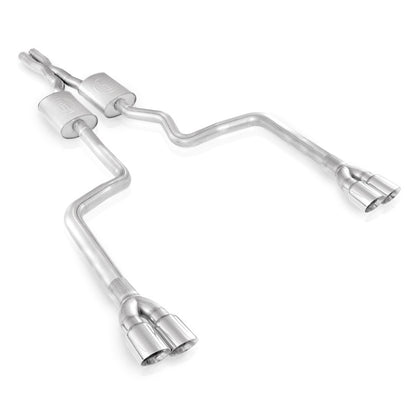 Stainless Works 3in Catback X-Pipe S-Tube Mufflers | Dodge Challenger (08-14) (HM64CB-S)