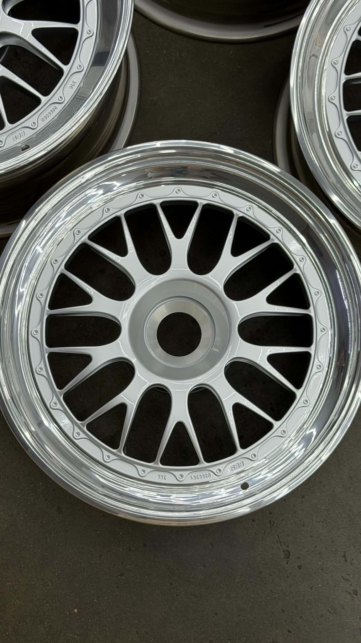 BBS E88 19x9.5 +41, 19x12.5 +41 CL Silver (SET)