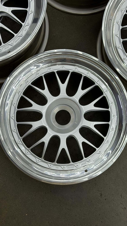 BBS E88 19x9.5 +41, 19x12.5 +41 CL Silver (SET)