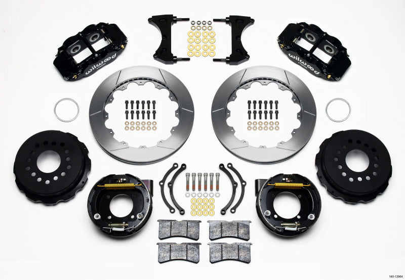 Wilwood 140-12964 FNSL 4R Rear Brake Kit, Fits Chevy 12 Bolt w/ C-Clips